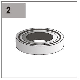 Part G-2-45 (Motor Shaft Ballbearing 6202)